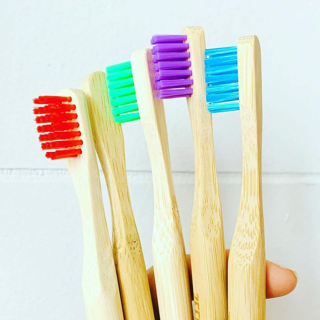 zero waste compostable bamboo toothbrushes for kids