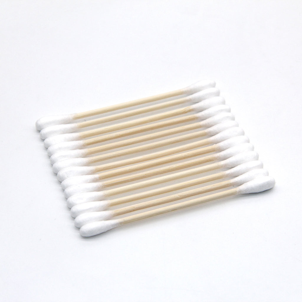 zero waste bamboo and cotton ear swabs
